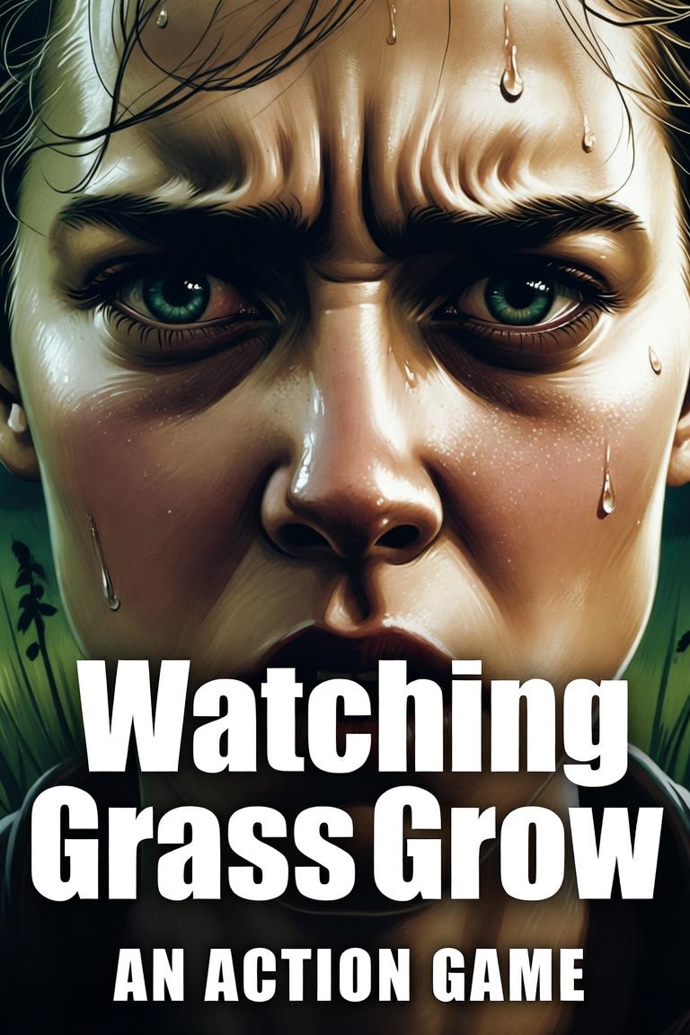 Watching Grass Grow poster — lawn defense in real time